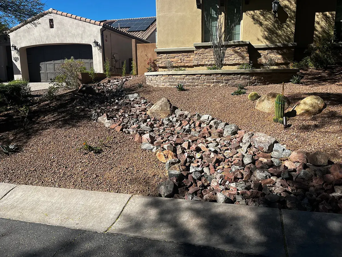 Landscape job in Phoenix Arizona